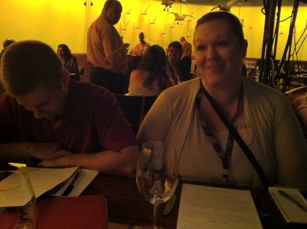 Dinner with Ashly and Ian at Disney World