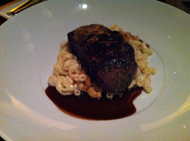 Filet Mignon from Jiko at Disney's Animal Kingdom Lodge Resort with Truffle Mac and Cheese