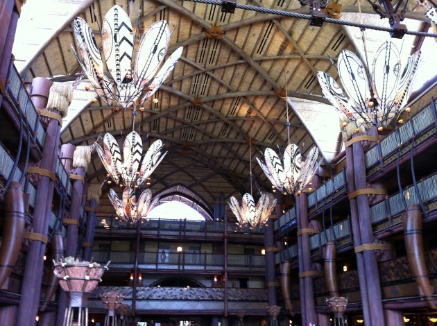 Lobby of Jambo House at Walt Disney World Animal Kingdom Resort