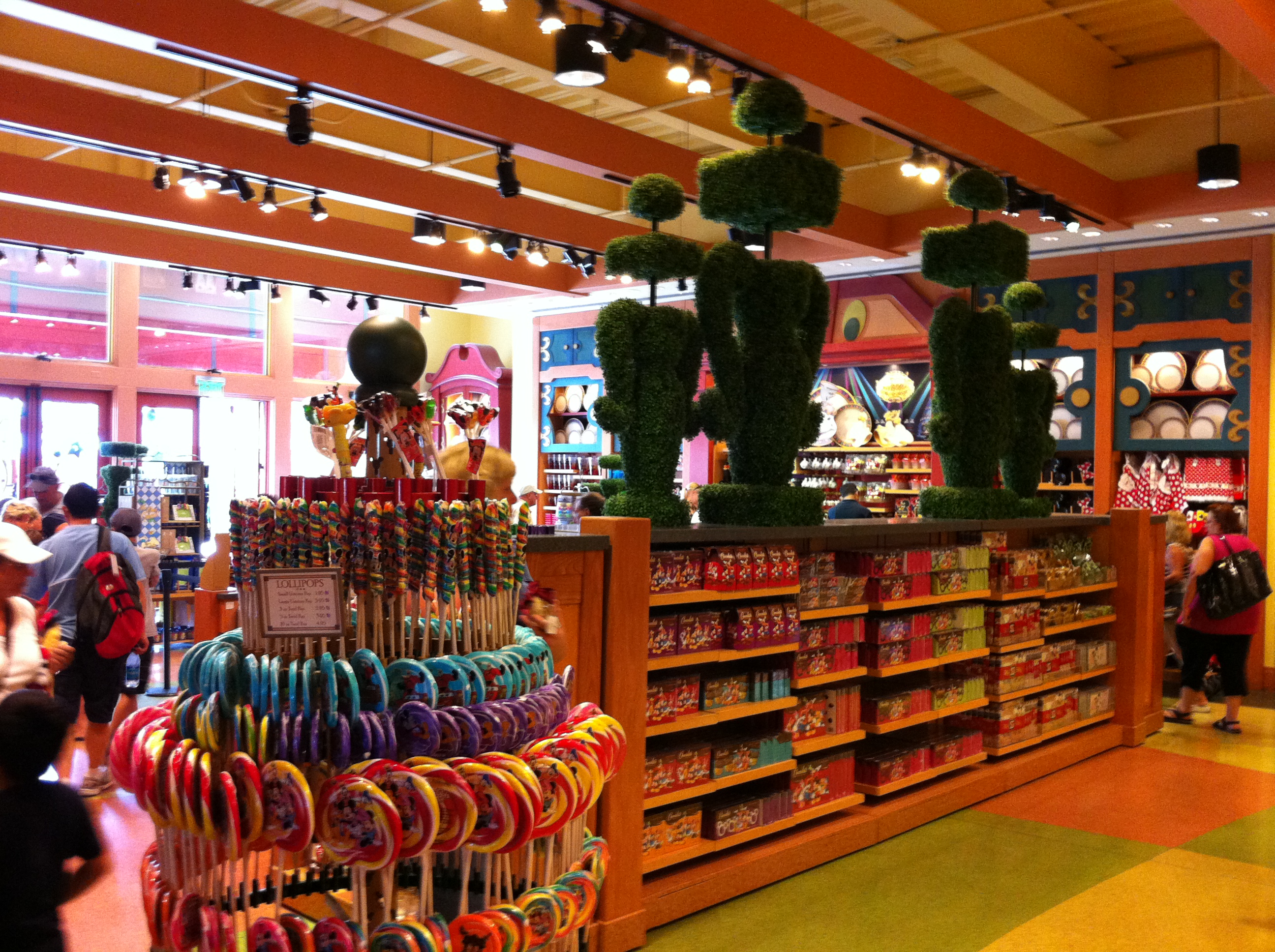 The World of Disney Kitchen and Candy Section