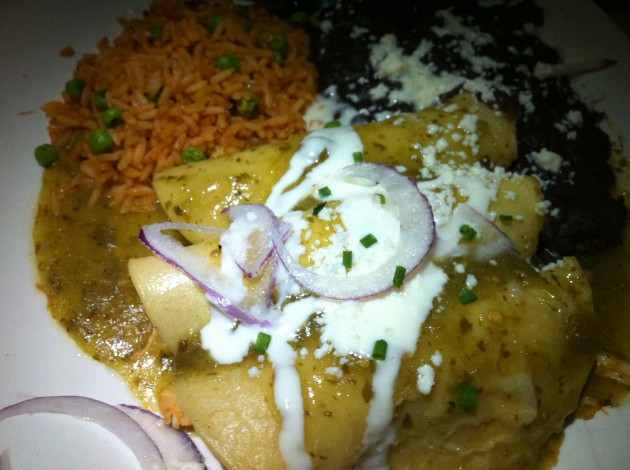 Enchiladas Verdes de Pollo