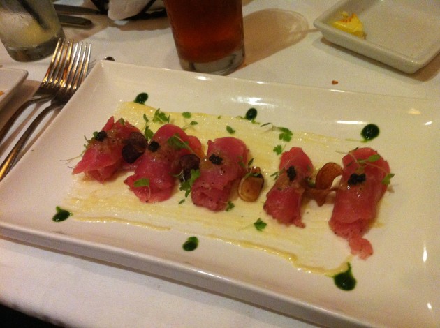 Ahi Tuna Crudo