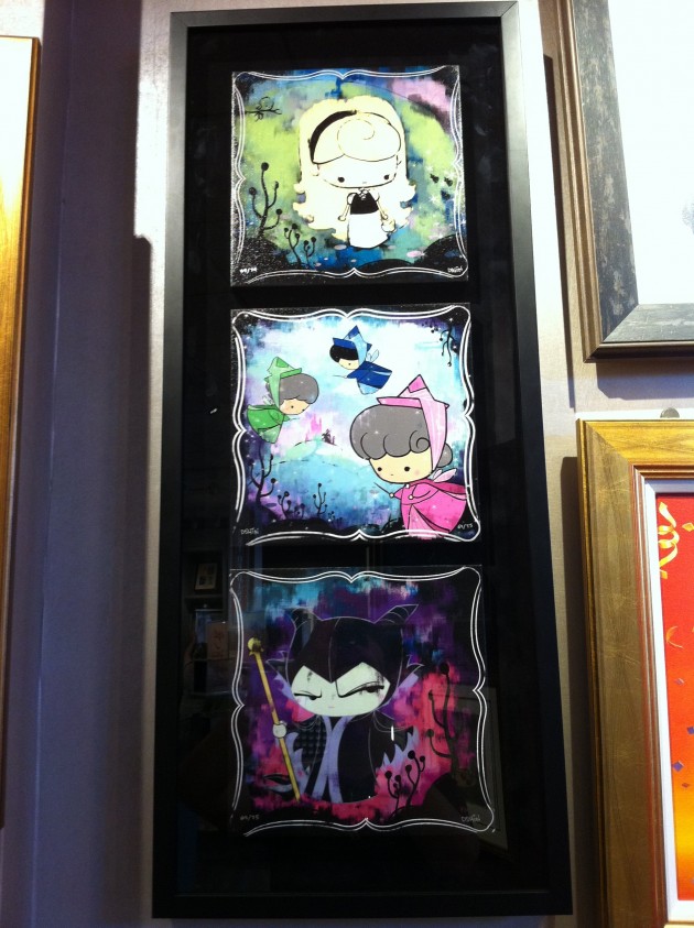 Alternative Sleeping Beauty Art at Disney Epcot Alternative Sleeping Beauty Art at Disney Epcot