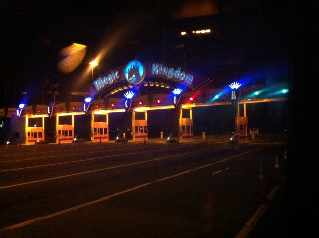 Arriving at the Magic Kingdom in Walt Disney World