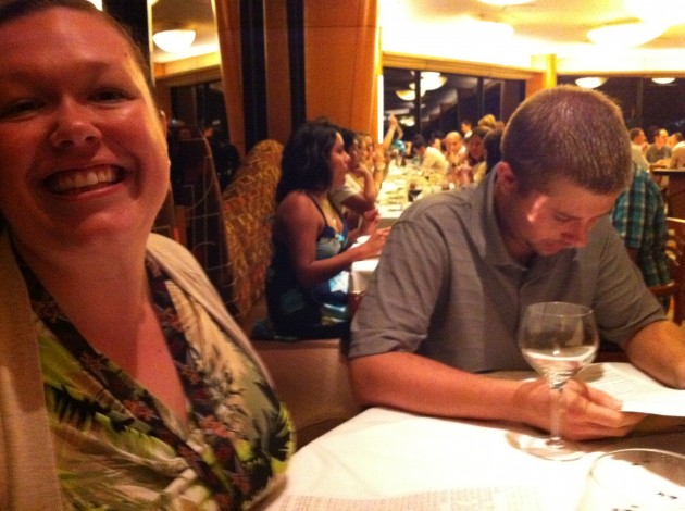 Ashly and Ian at The California Grill in Orlando, Florida