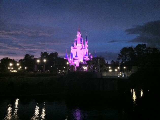 At the Castle Before the Fireworks Show