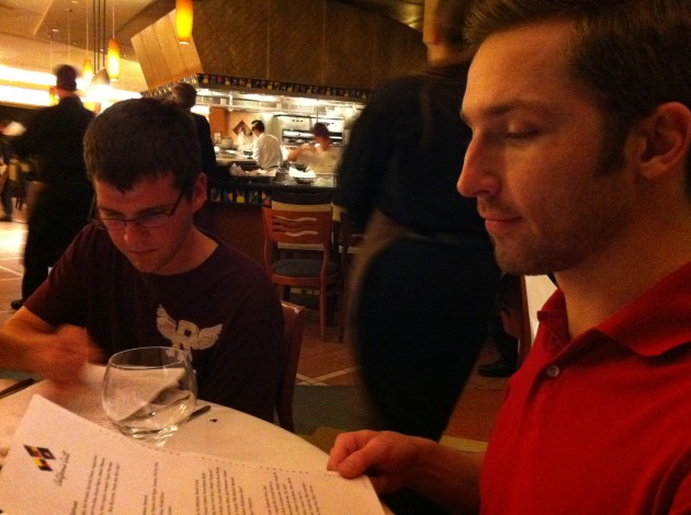 Blake and Aaron at The California Grill in Orlando