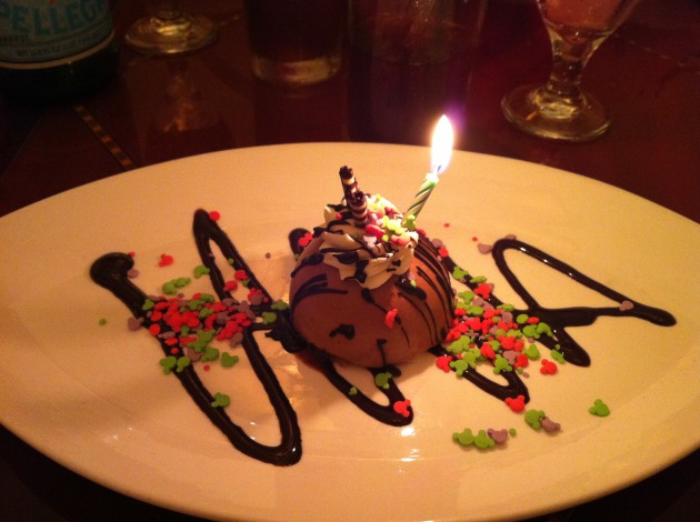 Brown Derby Birthday Surprise Chocolate Mousse