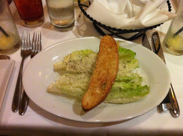 Caesar Salad from the Yachtsman Club