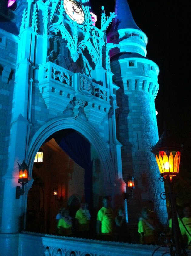 Cinderella's Castle at Night in the Walt Disney World Magic Kingdom