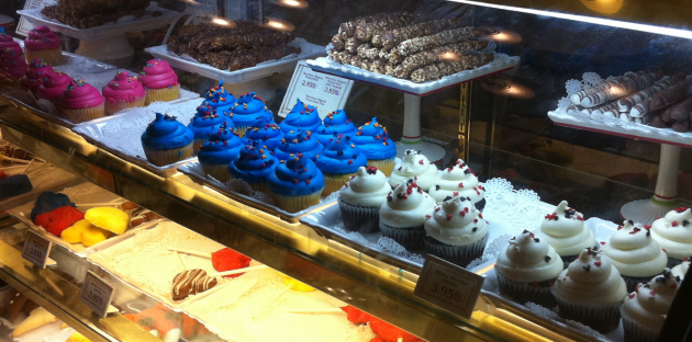 Closeup of Walt Disney World Cupcakes