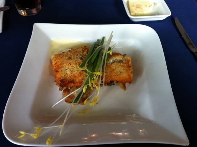 Crab Crusted Flounder from Narcoossee's