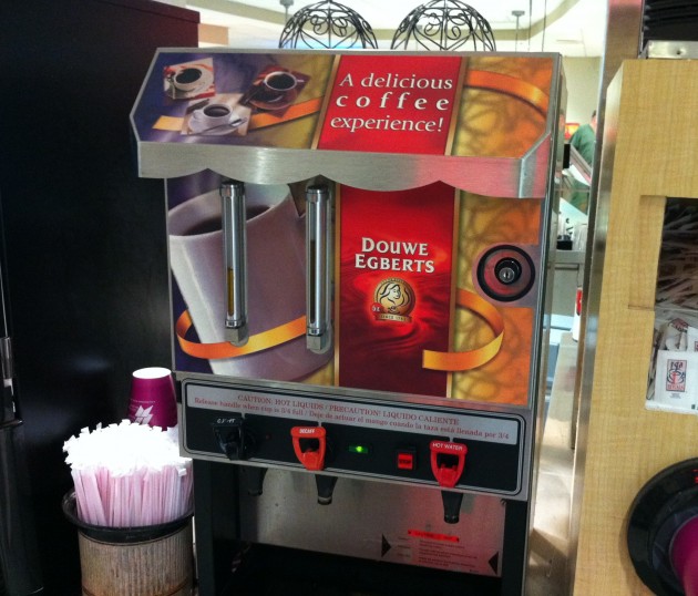 Douwe Egberts Coffee at Hospital