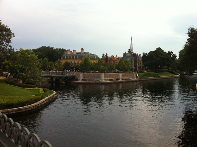 We Could See France Epcot from Across the Water