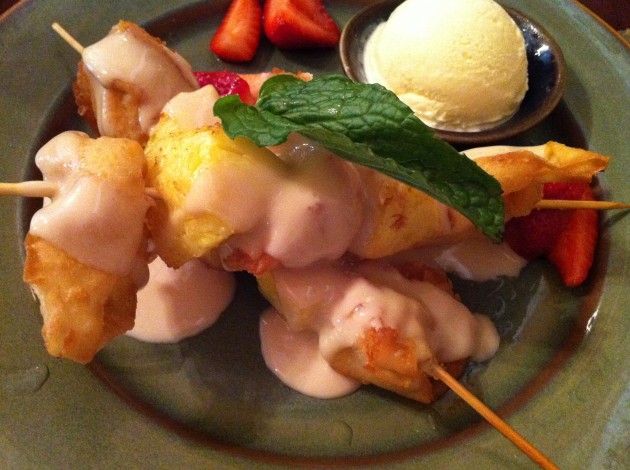 Fried Wontons Dessert from Yak and Yeti Fried Wontons Dessert from Yak and Yeti