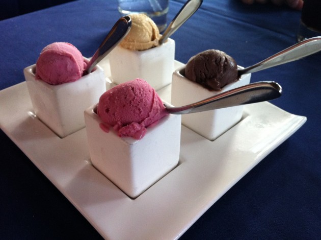 Narcoossee's Gelato Sampler Dessert