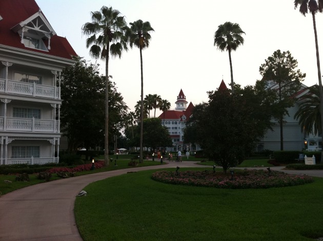 Leaving the Grand Floridian After Dinner