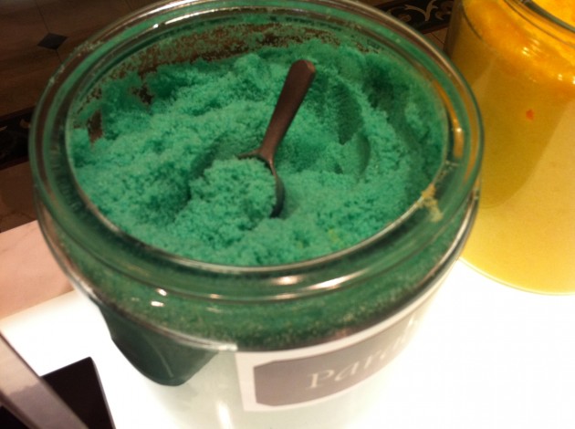 Green Bath Salts from Basin at Grand Floridian Resort