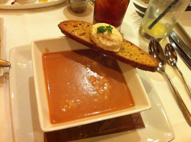 Lobster Bisque at the Yachtsman Club Lobster Bisque at the Yachtsman Club