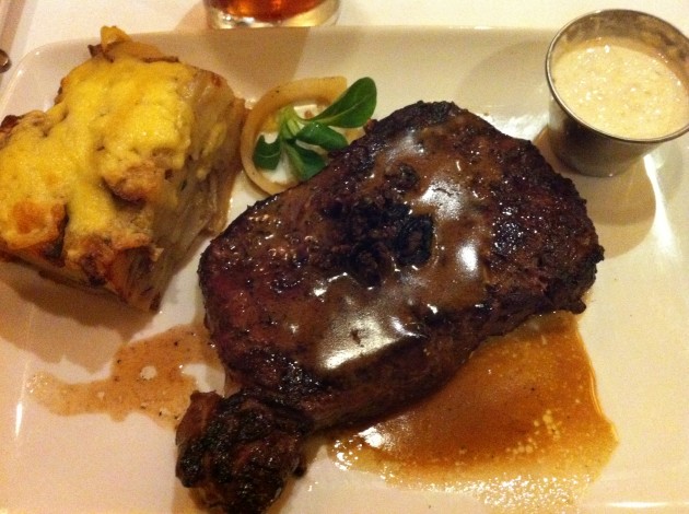 New York Strip Steak at Yachtsman Club