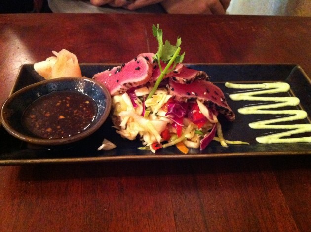 Seared Ahi Tuna from Yak and Yeti Seared Ahi Tuna from Yak and Yeti