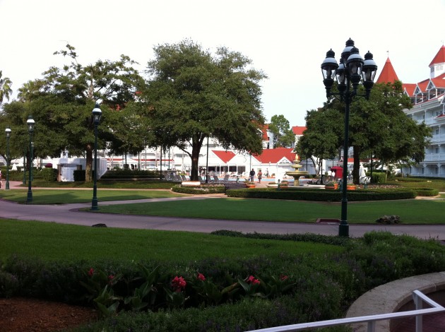 The swimming pool at The Grand Floridian Resort