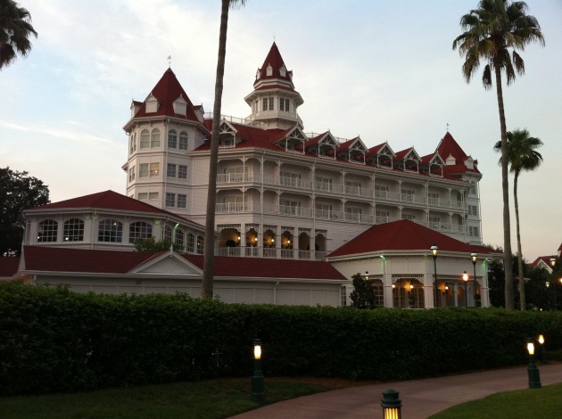 The Grand Floridian at Sunset Before Dinner