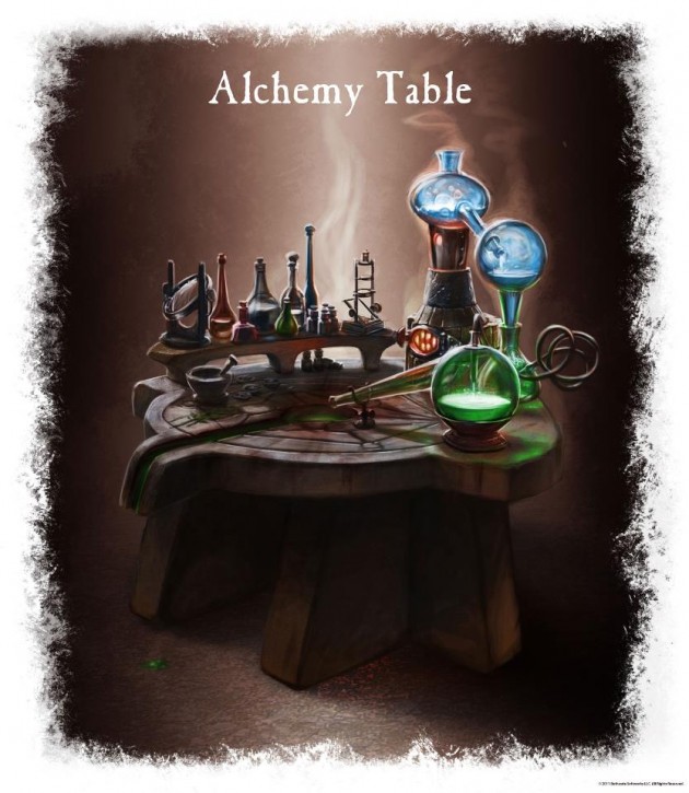 Alchemy Table Elder Scrolls Skyrim