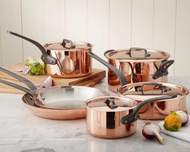 Mauviel Professional Copper Cookware Set