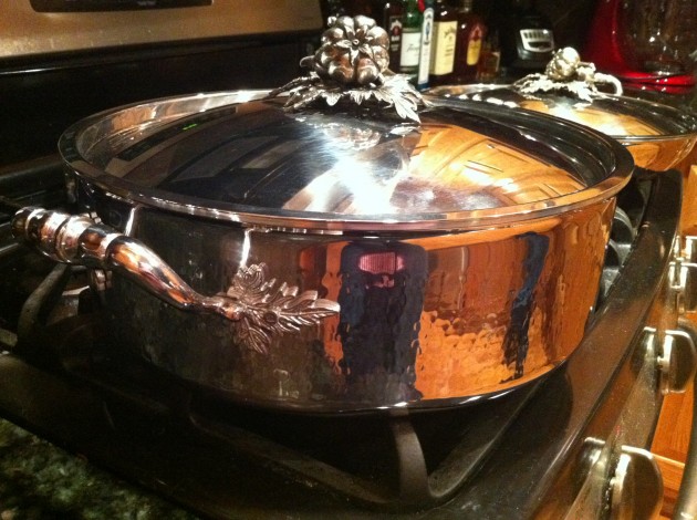 Ruffoni Stainless Steel Pot from Side Ruffoni Stainless Steel Pot from Side