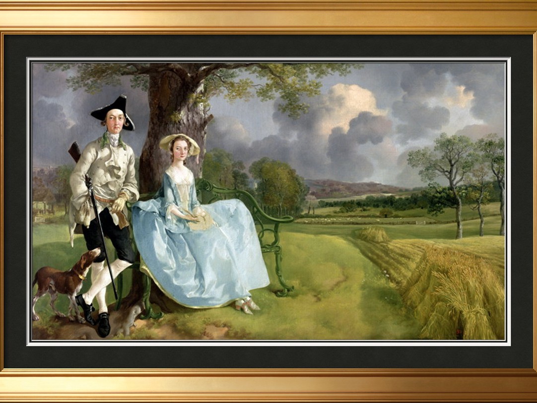 Mr. and Mrs. Andrews by Thomas Gainsborough Mr. and Mrs. Andrews by Thomas Gainsborough