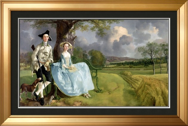 Mr. and Mrs. Andrews by Thomas Gainsborough