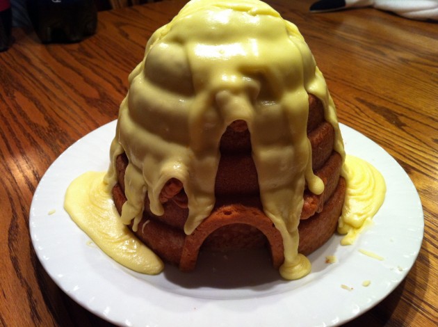 Honey Lemon Bee Hive Cake