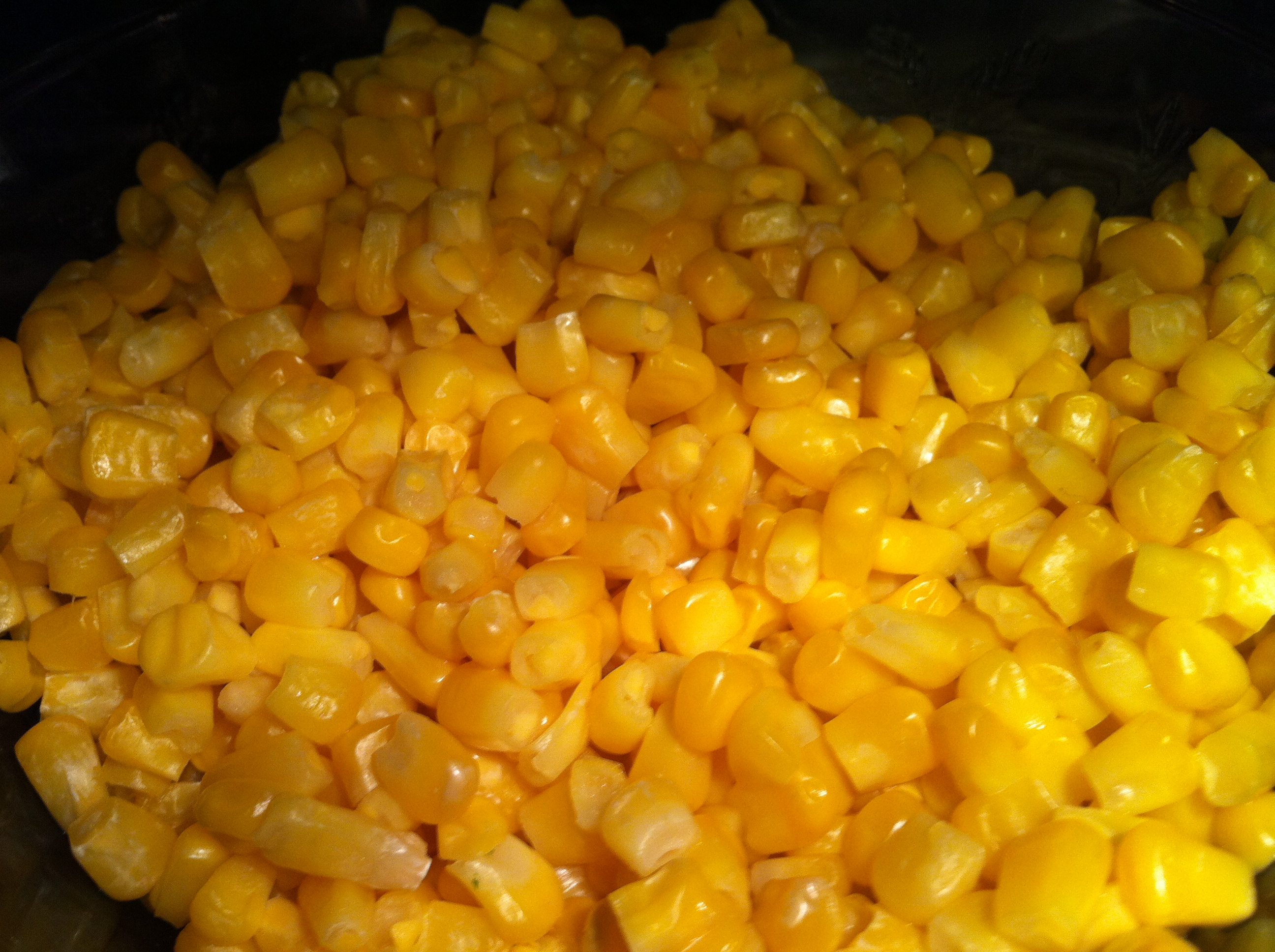Five or Six Cups of Corn Kernels for Corn Chowder Recipe