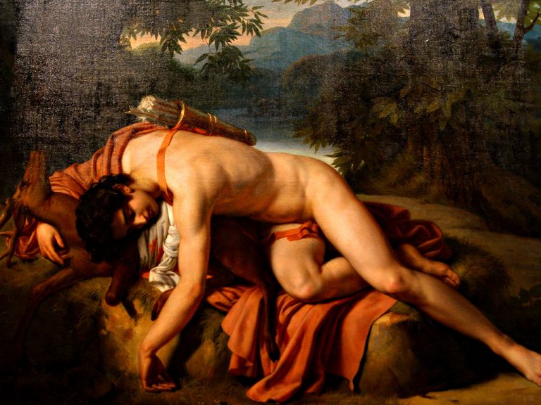 Cyparissus Mourning the Death of His Pet