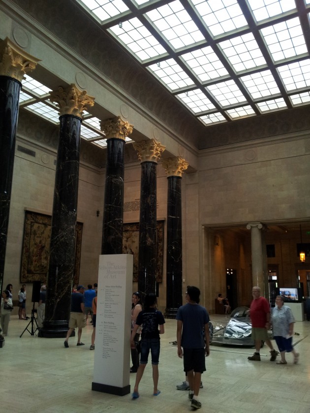 Columns at the Nelson Atkins Museum of Art