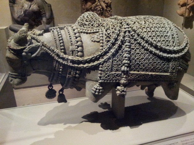 Kamadhenu the Wish-Granting Cow South India Possibly Karnataka 15th to 17th Century Stone and Pigment with Metal Attachments Kamadhenu the Wish-Granting Cow South India Possibly Karnataka 15th to 17th Century Stone and Pigment with Metal Attachments
