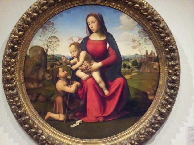 Madonna and the Child with the Infant Saint John the Baptist 1510 to 1512 by Giuliano Bugiardini