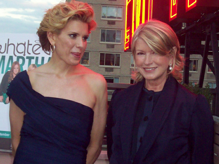 Martha Stewart and Her Daughter