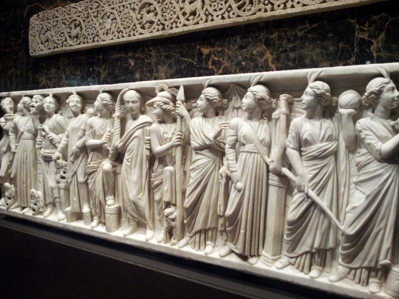Roman Sarcophagus 240 to 260 Common Era in Marble Roman Sarcophagus 240 to 260 Common Era in Marble