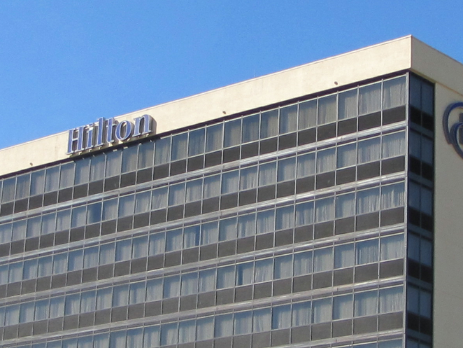 Hilton Hotel in Waco Texas Three Star Business Club Level