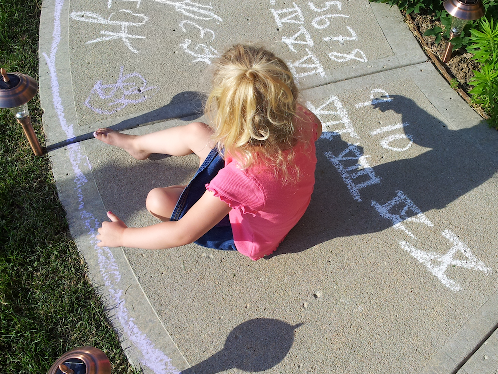 Sidewalk Chalk Lessons