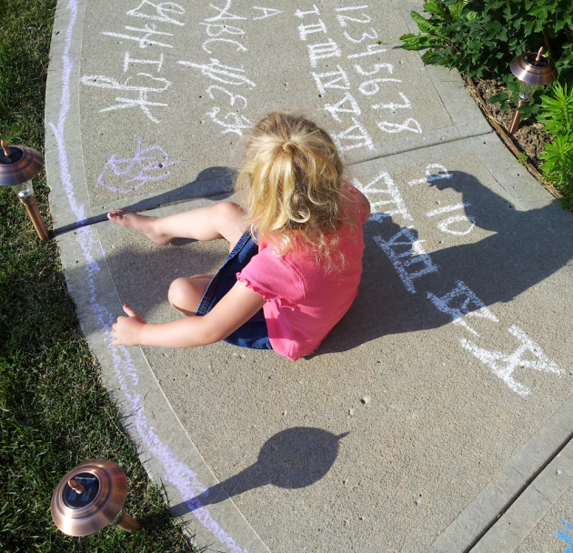 Sidewalk Chalk Lessons