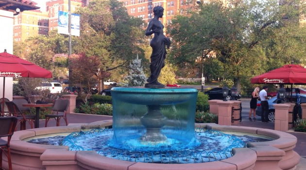 Blue Fountains in Kansas City for 2012 Major League Baseball All Star Game