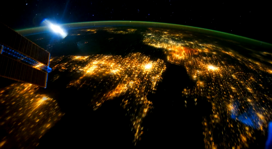 Earth from Space at Night