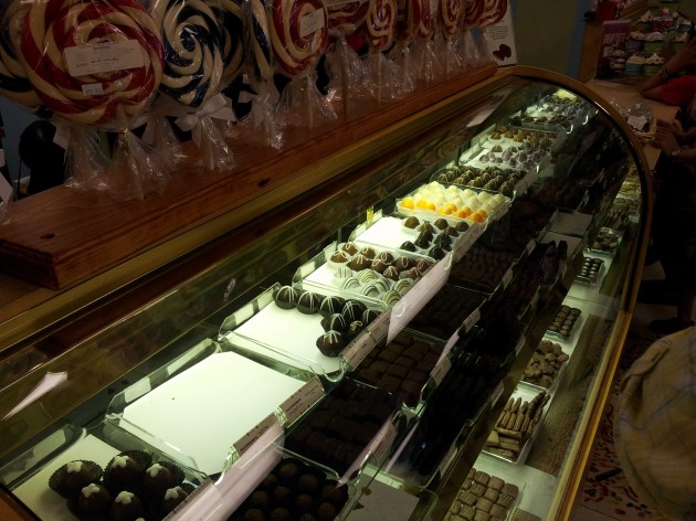 Chocolates at Hammond's Candy Factory