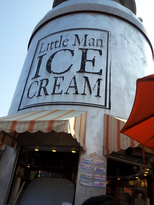 Closeup of Little Man Ice Cream in Denver