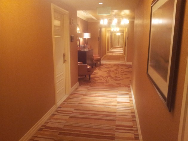 Hallway to the Room at the Ritz Carlton Denver