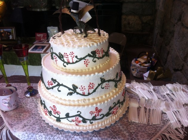 Molly and Joshua's Wedding Cake