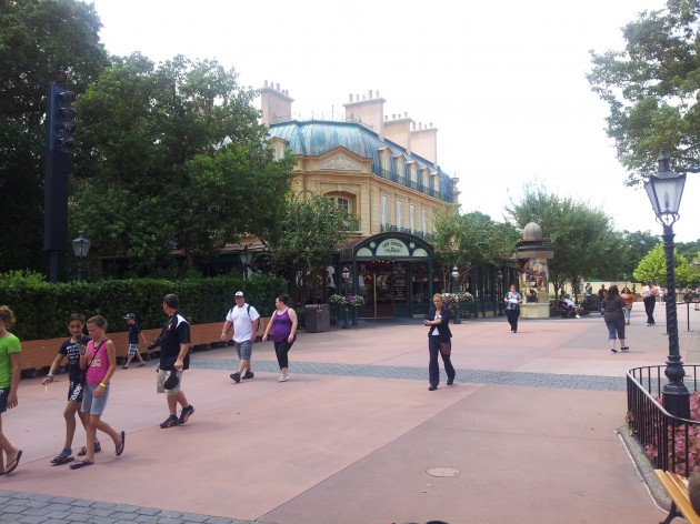Exterior of Les Chefs de France in Epcot Exterior of Les Chefs de France in Epcot